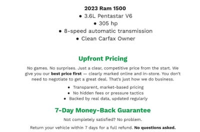 2023 RAM 1500 Lone Star 4x4 Crew Cab 5'7 Box
