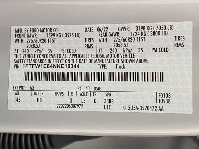 2022 Ford F-150 LARIAT