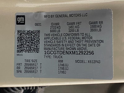 2021 Chevrolet Colorado 4WD Crew Cab 128 Z71