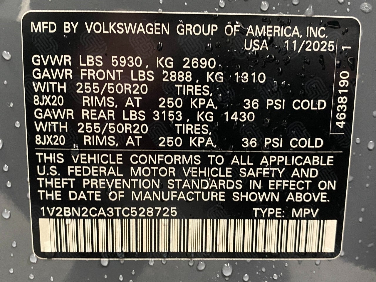 2026 Volkswagen Atlas 2.0T SEL 4MOTION