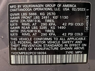 2023 Volkswagen ID.4 Pro RWD w/SK On Battery