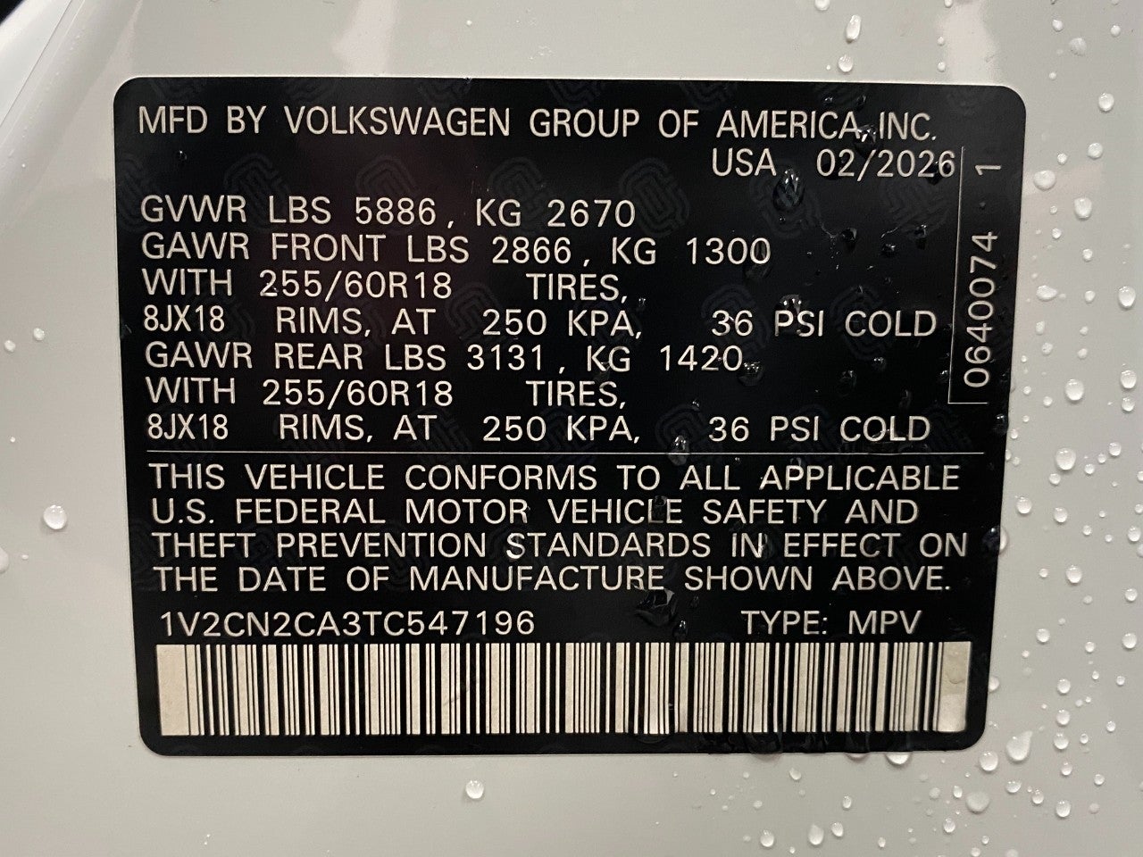 2026 Volkswagen Atlas 2.0T Peak Edition 4MOTION