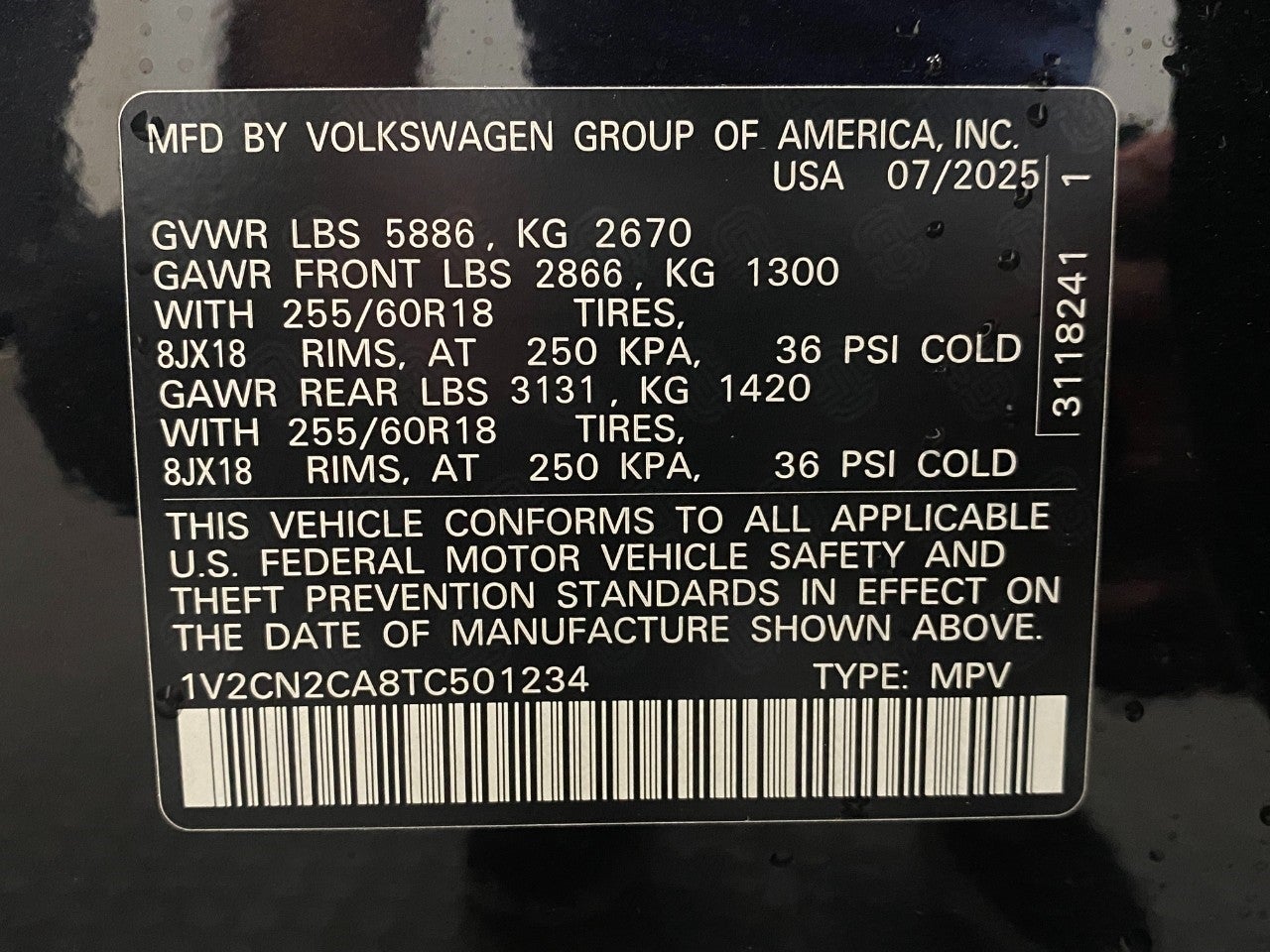 2026 Volkswagen Atlas 2.0T Peak Edition 4MOTION