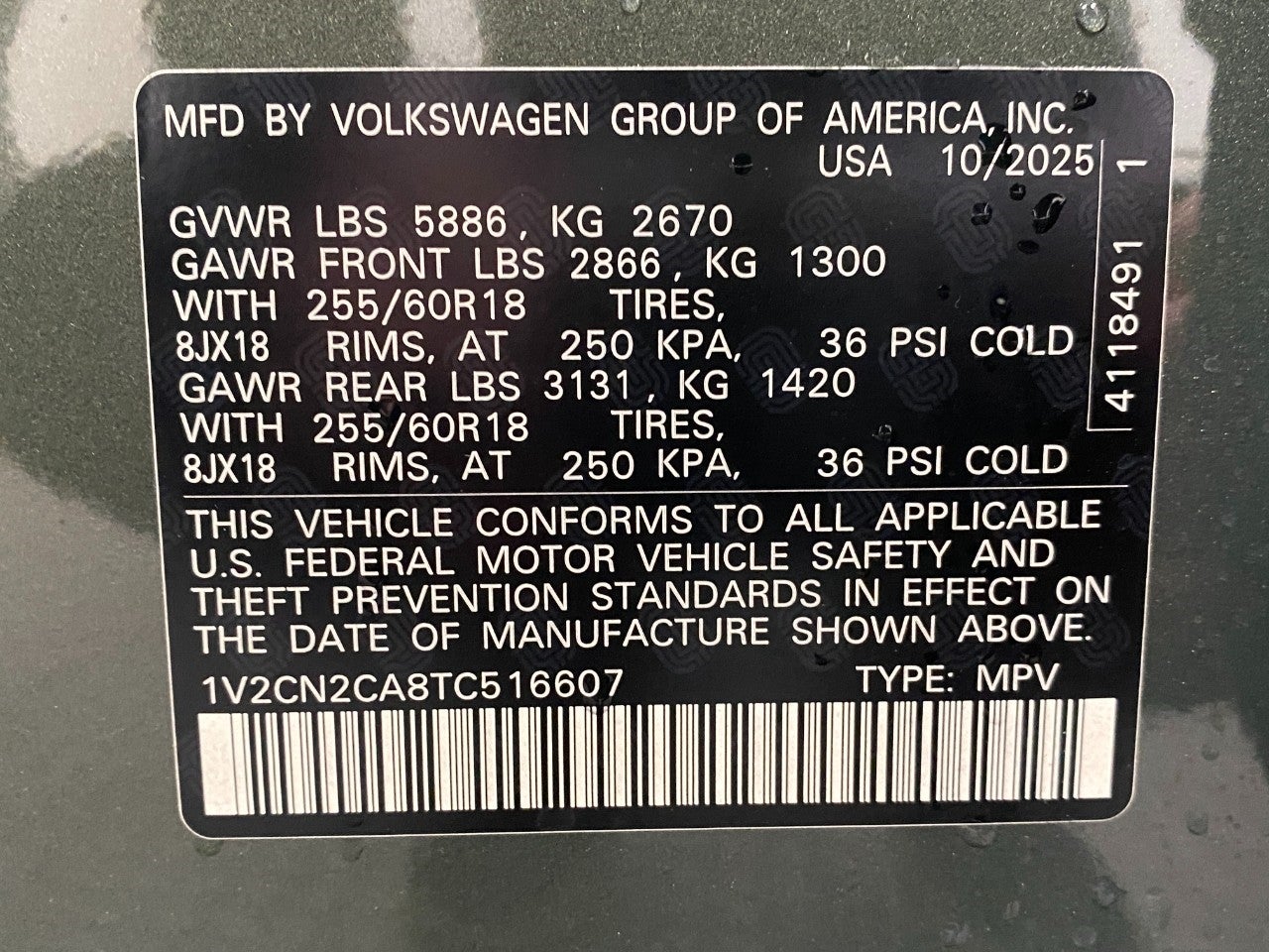 2026 Volkswagen Atlas 2.0T Peak Edition 4MOTION