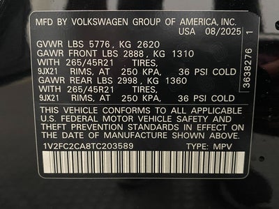 2026 Volkswagen Atlas Cross Sport 2.0T SEL Premium R-Line 4MOTION