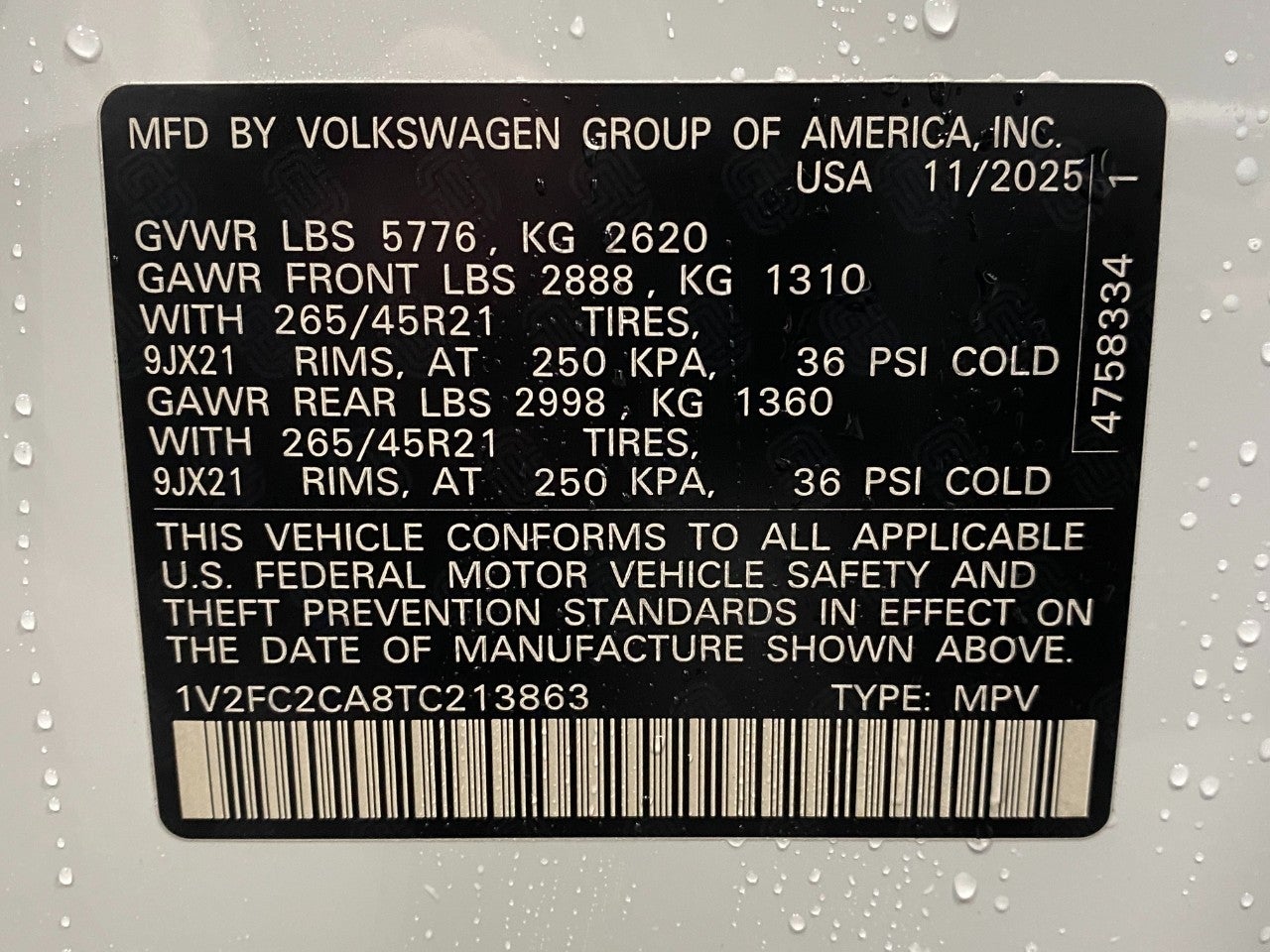 2026 Volkswagen Atlas Cross Sport 2.0T SEL Premium R-Line 4MOTION