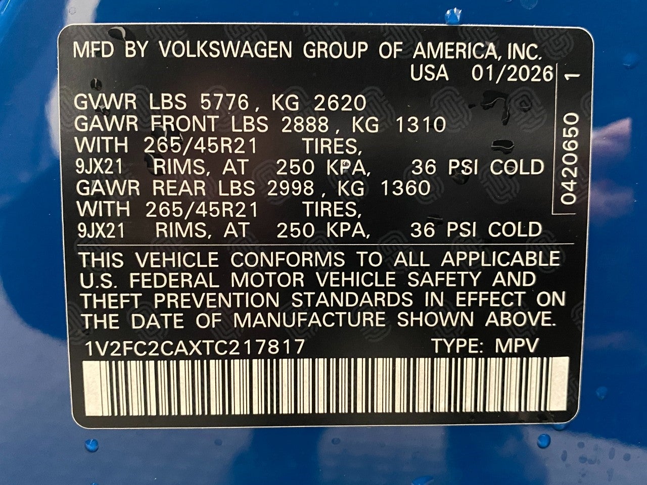 2026 Volkswagen Atlas Cross Sport 2.0T SEL Premium R-Line 4MOTION