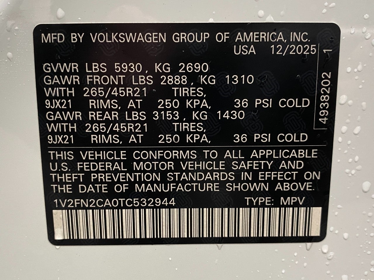 2026 Volkswagen Atlas 2.0T SEL Premium R-Line 4MOTION