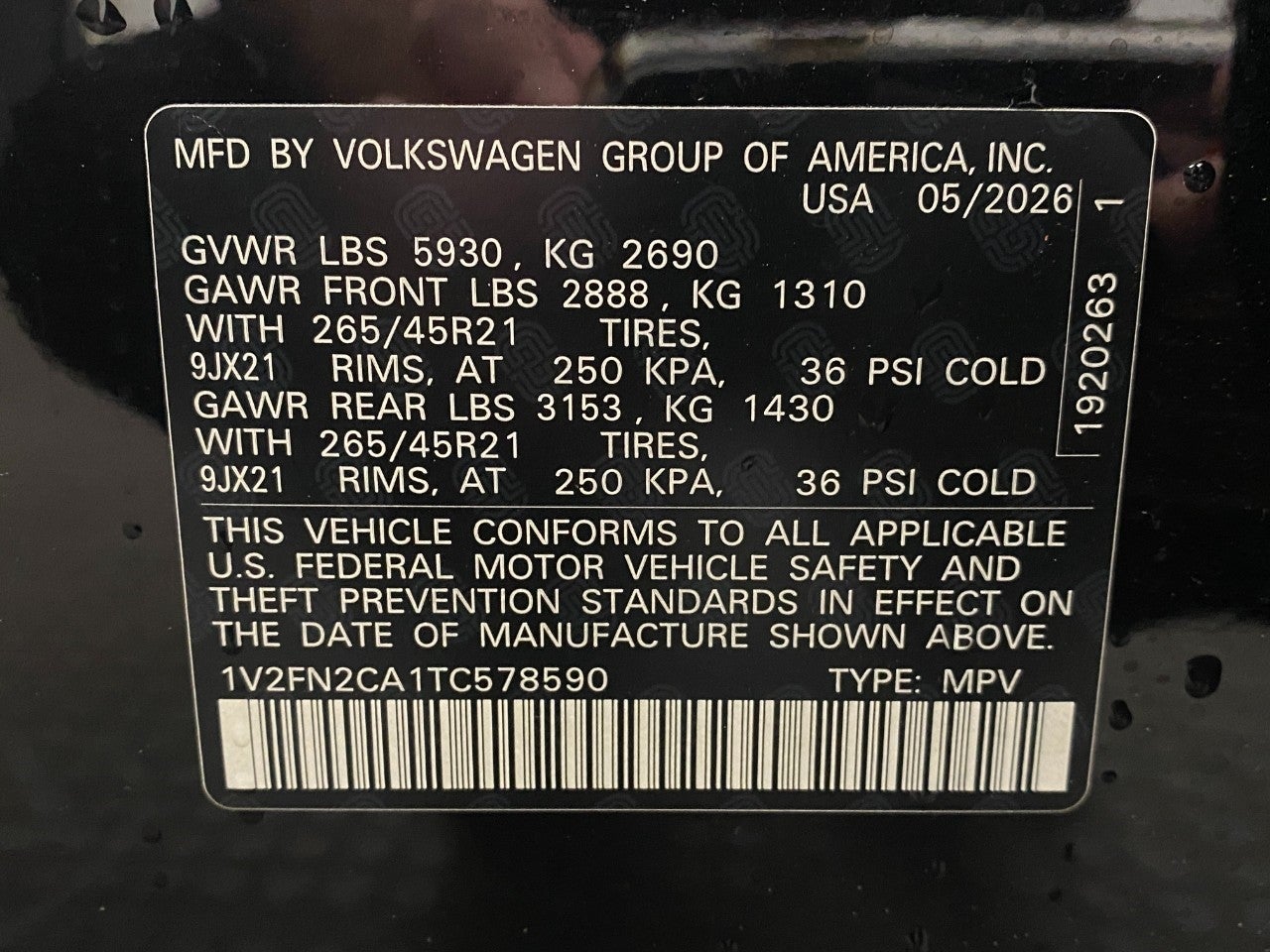 2026 Volkswagen Atlas 2.0T SEL Premium R-Line 4MOTION