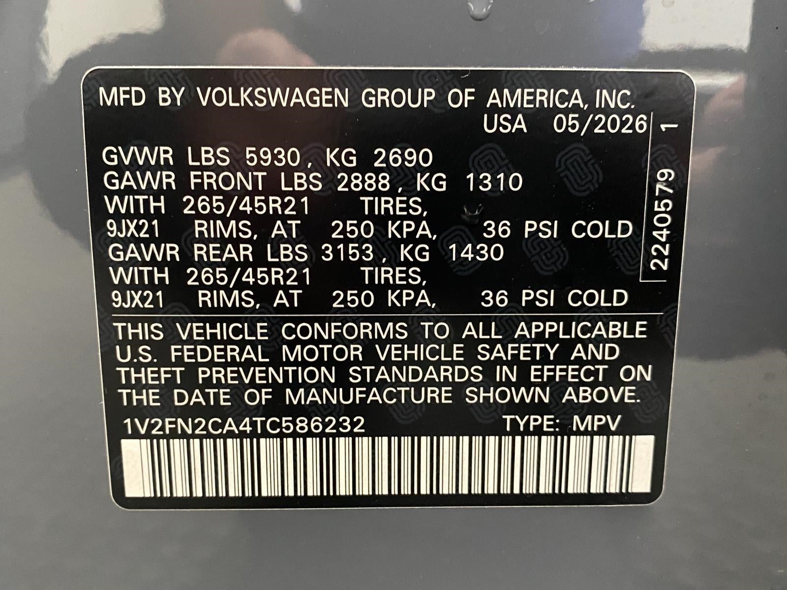 2026 Volkswagen Atlas 2.0T SEL Premium R-Line 4MOTION