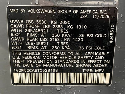 2026 Volkswagen Atlas 2.0T SEL Premium R-Line 4MOTION