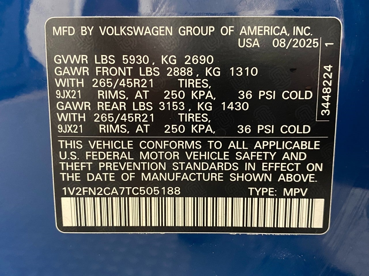 2026 Volkswagen Atlas 2.0T SEL Premium R-Line 4MOTION