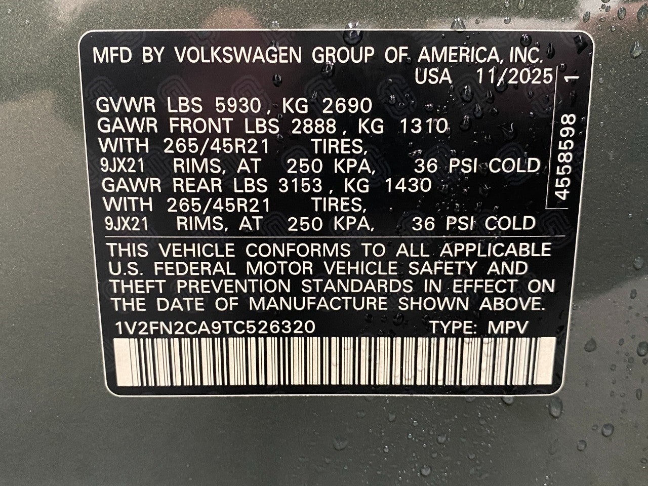 2026 Volkswagen Atlas 2.0T SEL Premium R-Line 4MOTION