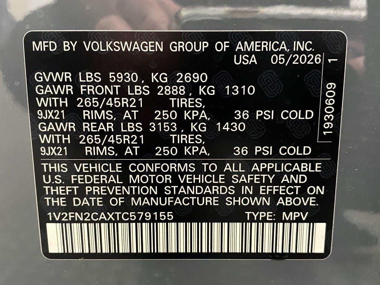2026 Volkswagen Atlas 2.0T SEL Premium R-Line 4MOTION