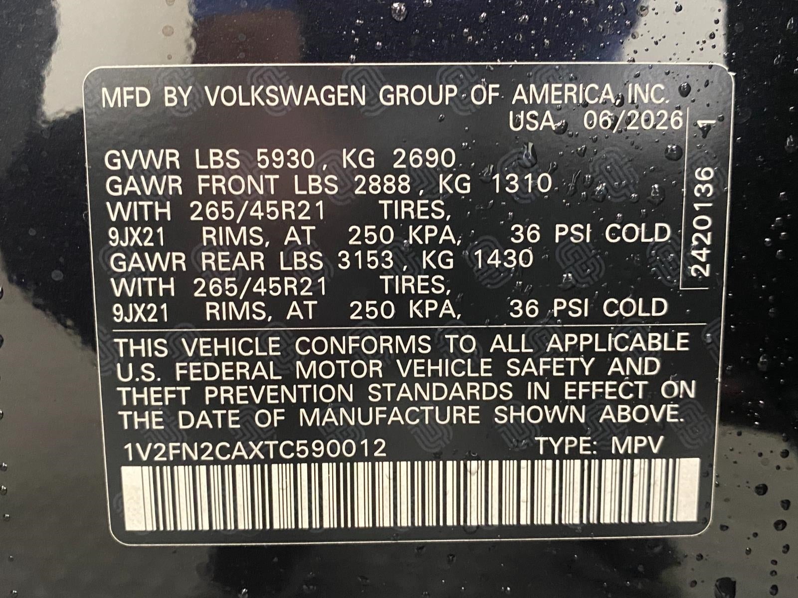 2026 Volkswagen Atlas 2.0T SEL Premium R-Line 4MOTION