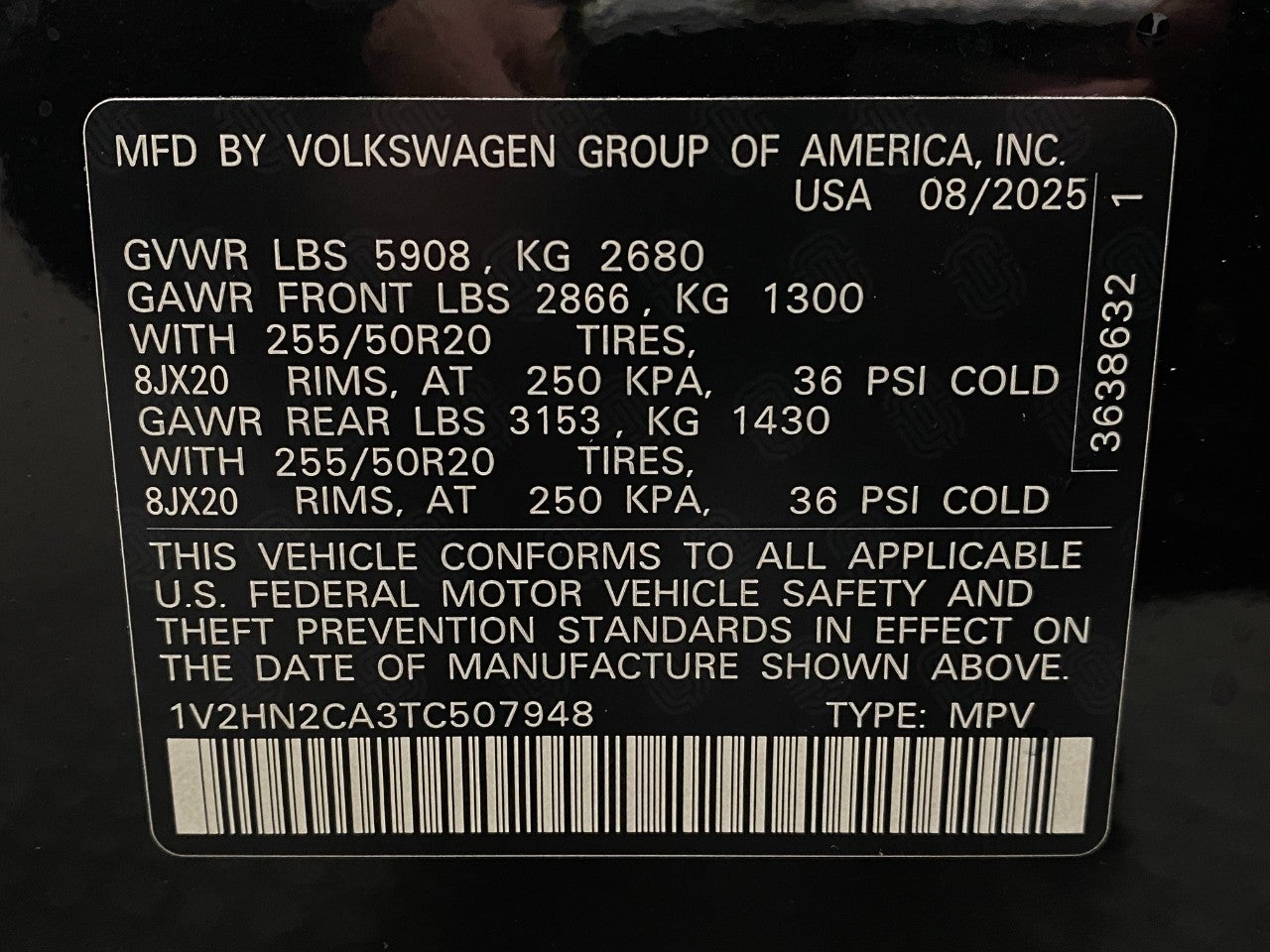 2026 Volkswagen Atlas 2.0T SE w/Technology 4MOTION