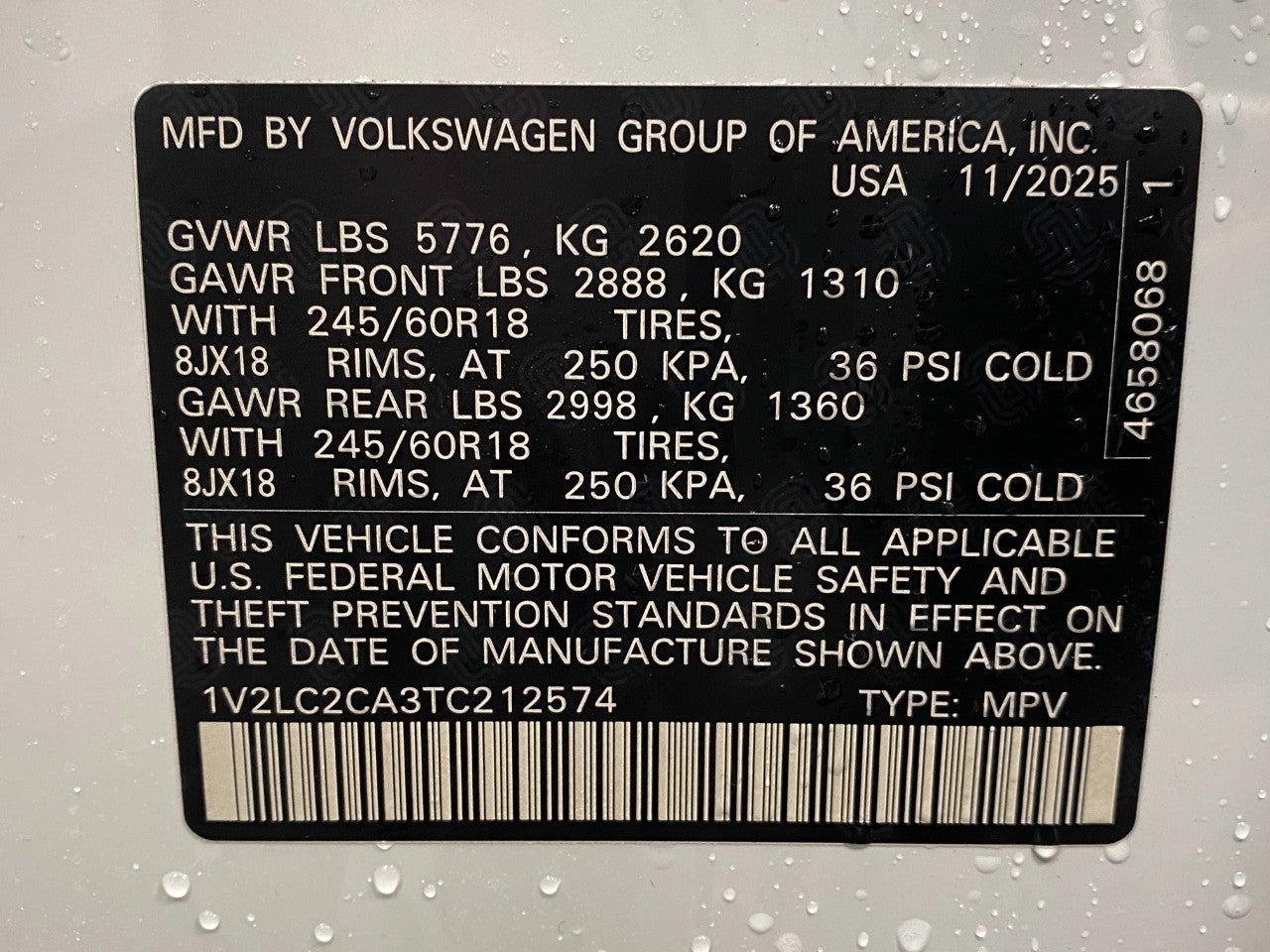 2026 Volkswagen Atlas Cross Sport 2.0T SE 4MOTION