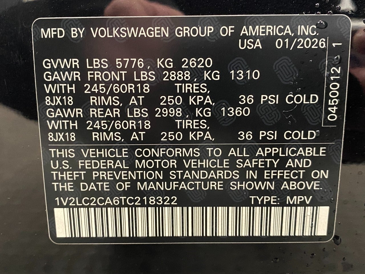 2026 Volkswagen Atlas Cross Sport 2.0T SE 4MOTION