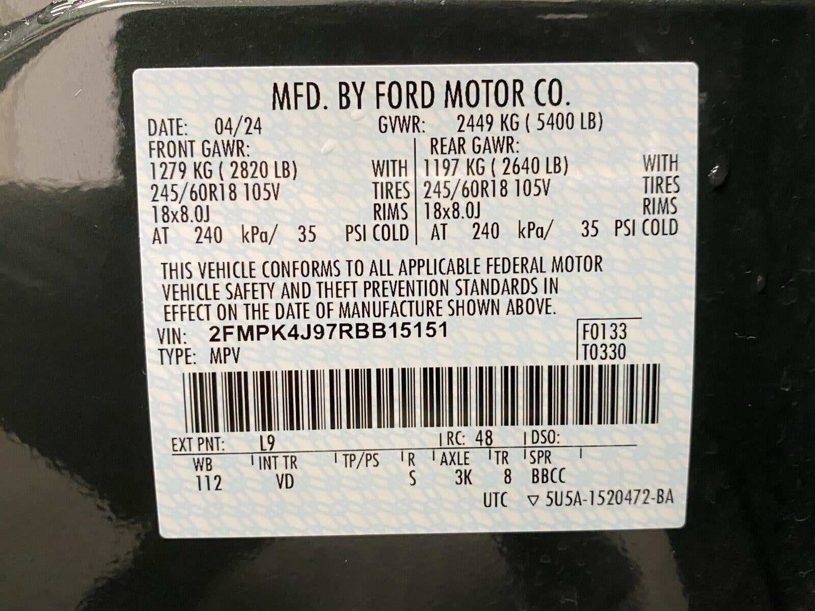 2024 Ford Edge SEL AWD