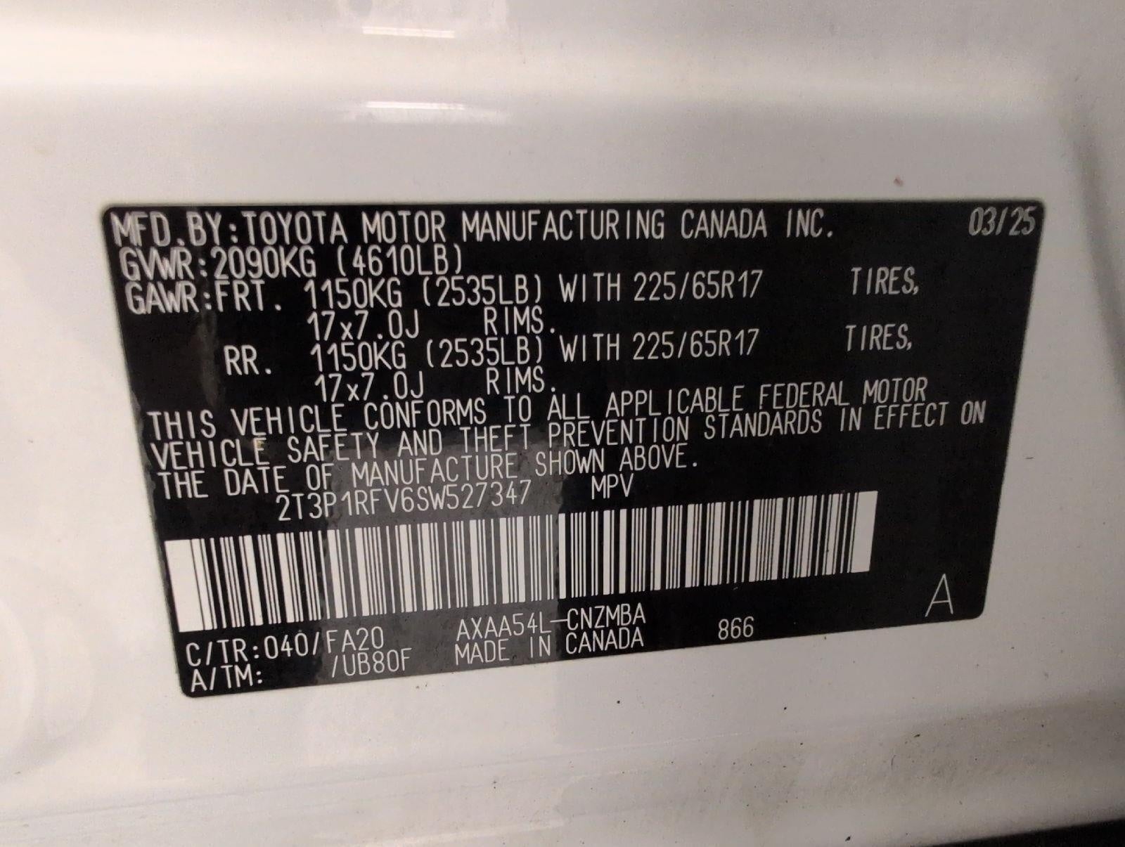 2025 Toyota RAV4 XLE AWD