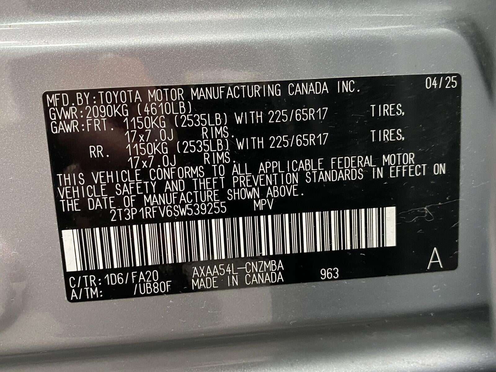 2025 Toyota RAV4 XLE AWD