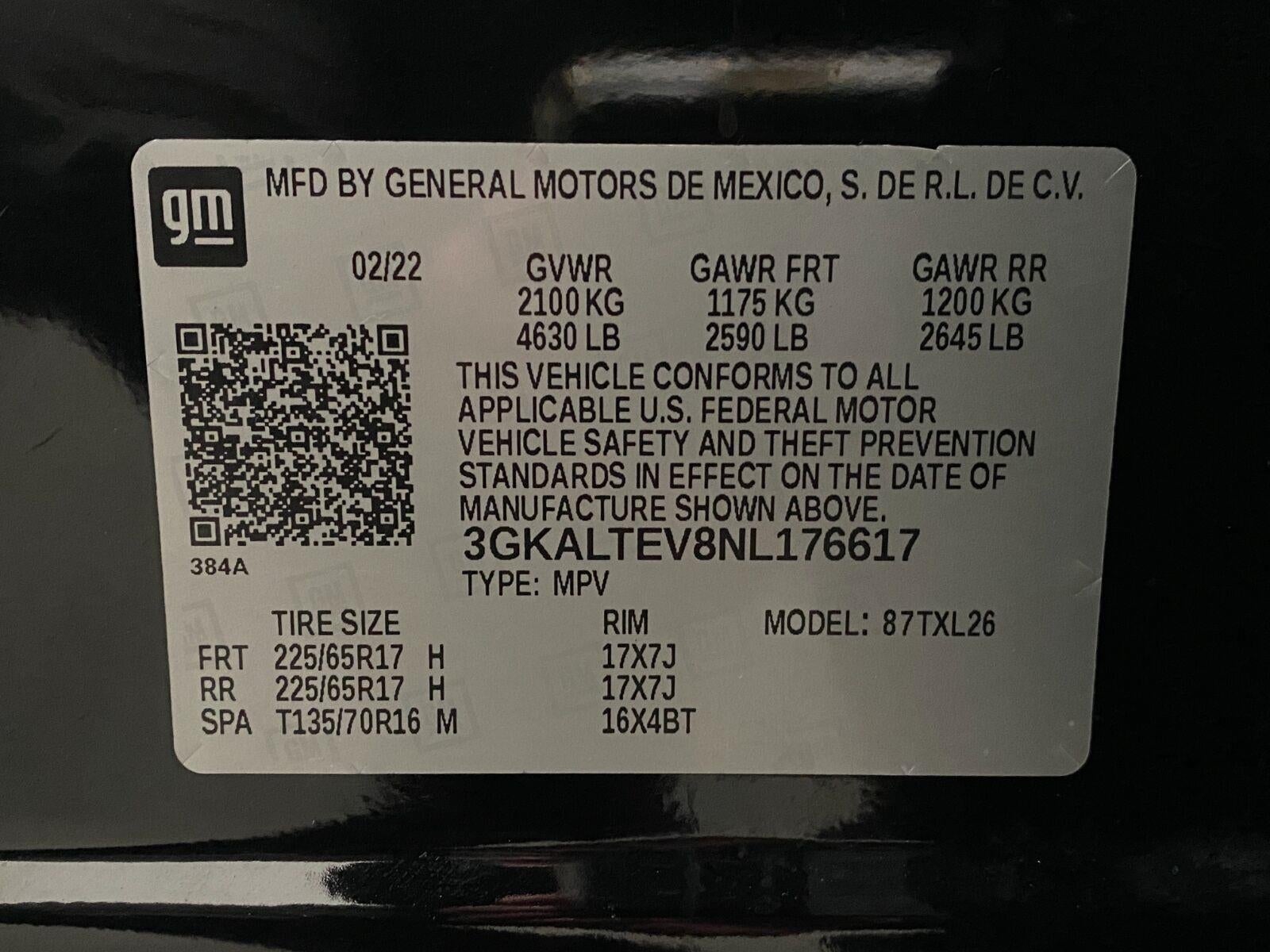 2022 GMC Terrain AWD 4dr SLE