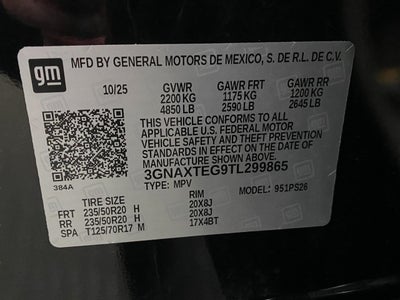 2026 Chevrolet Equinox AWD 4dr RS w/2RS