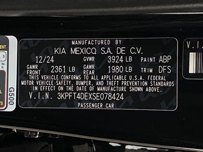 2025 Kia K4 LXS FWD