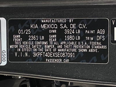 2025 Kia K4 LXS FWD