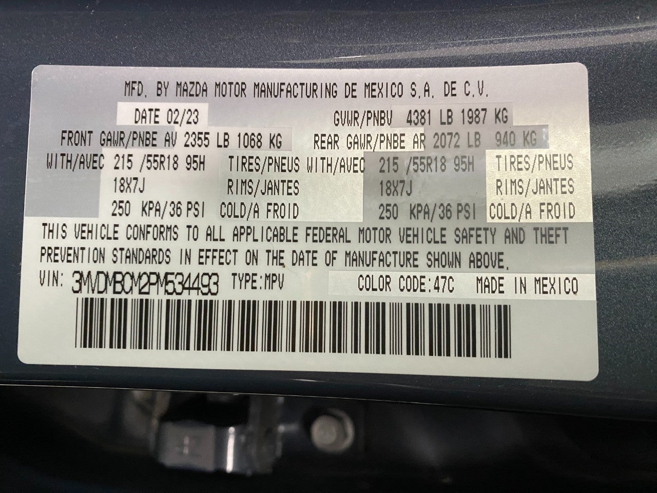 2023 Mazda Mazda CX-30 2.5 S Carbon Edition AWD