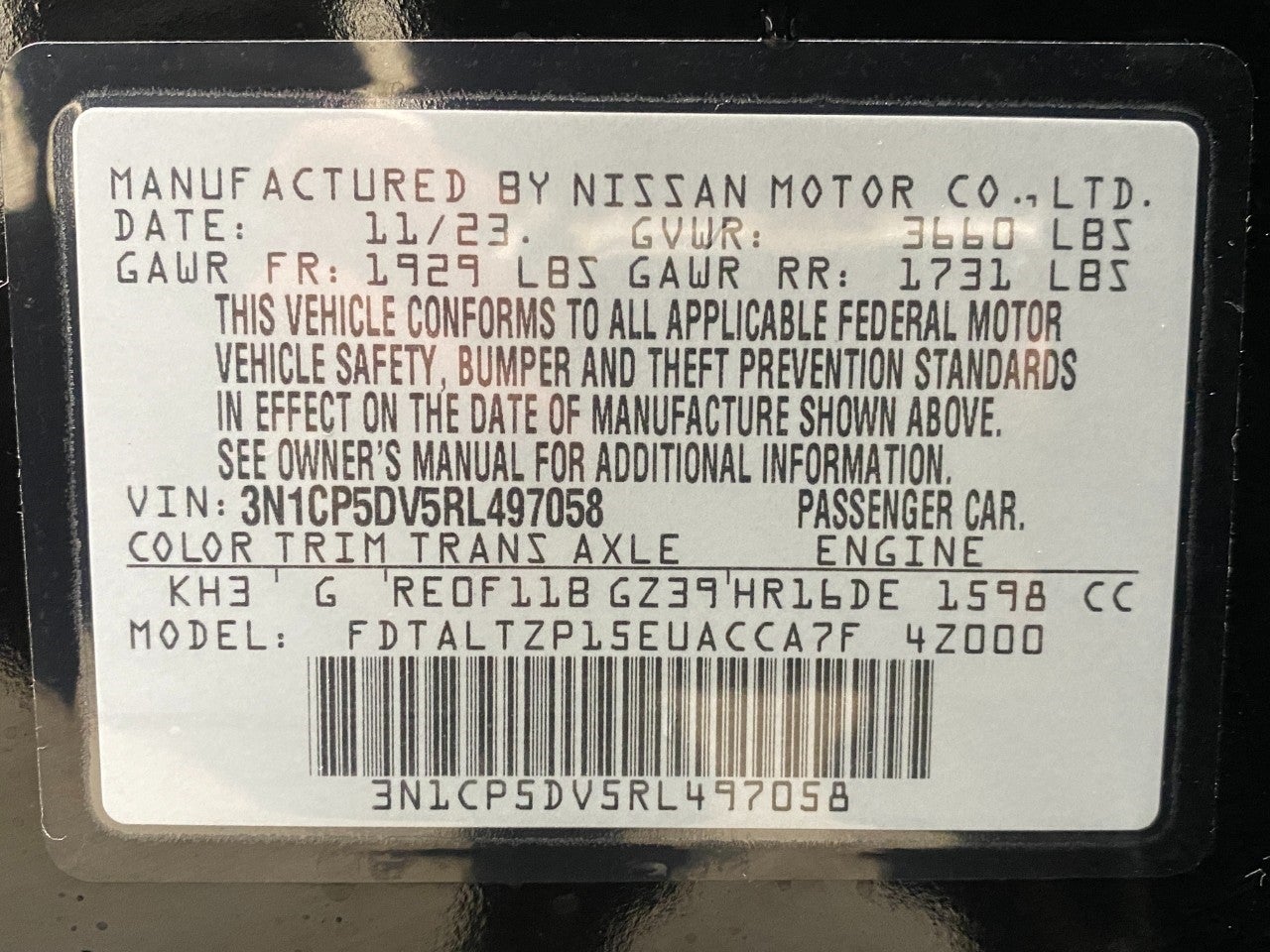 2024 Nissan Kicks SR FWD