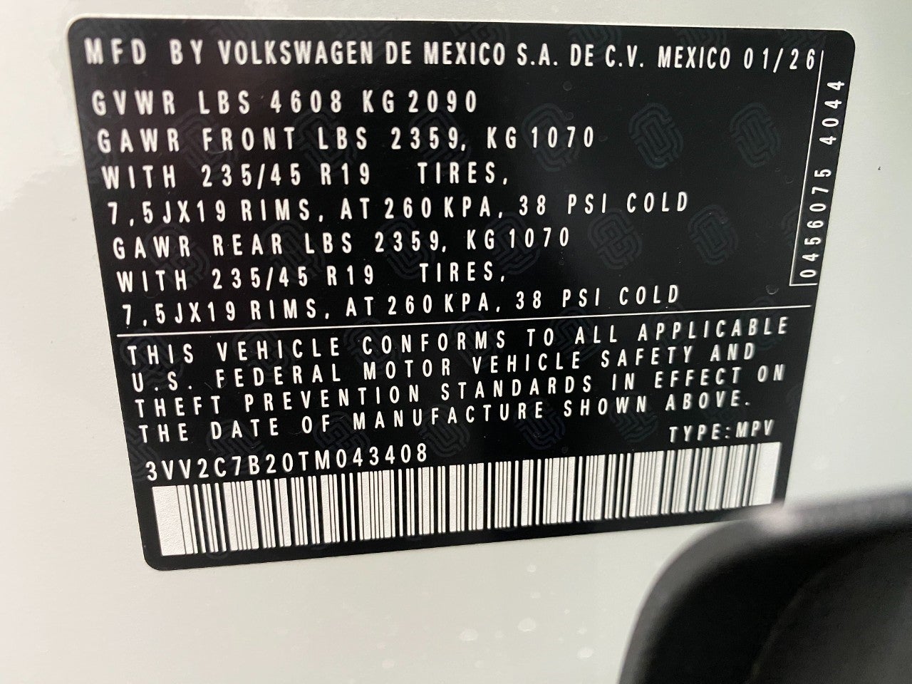 2026 Volkswagen Taos SE Black 4MOTION