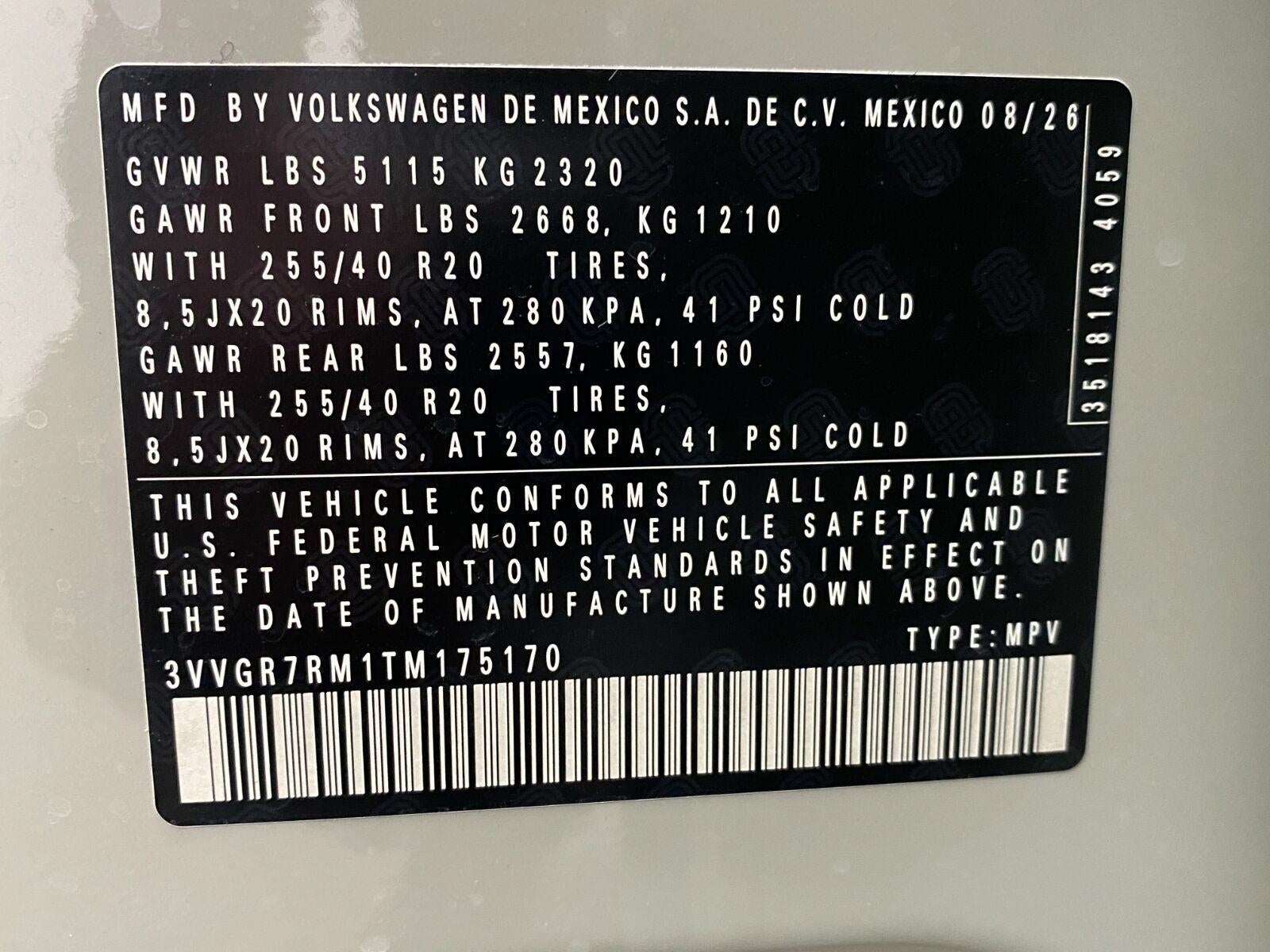 2026 Volkswagen Tiguan SE R-Line Black 4MOTION