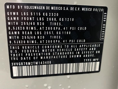 2026 Volkswagen Tiguan SE R-Line Black 4MOTION