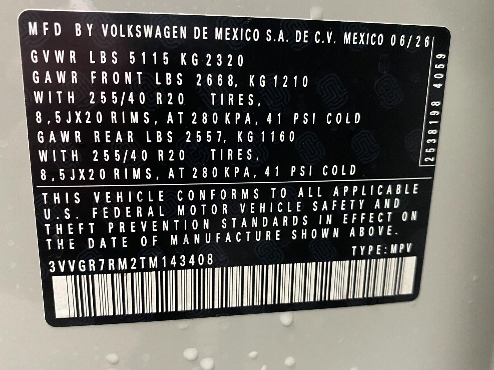 2026 Volkswagen Tiguan SE R-Line Black 4MOTION