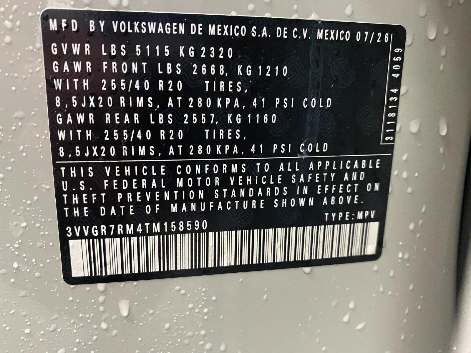 2026 Volkswagen Tiguan SE R-Line Black 4MOTION