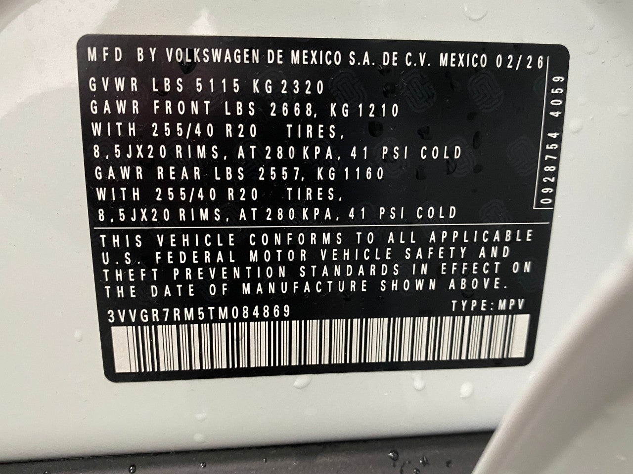 2026 Volkswagen Tiguan SE R-Line Black 4MOTION