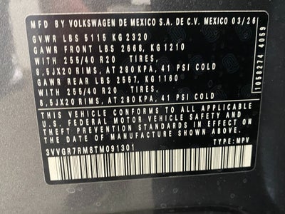 2026 Volkswagen Tiguan SE R-Line Black 4MOTION