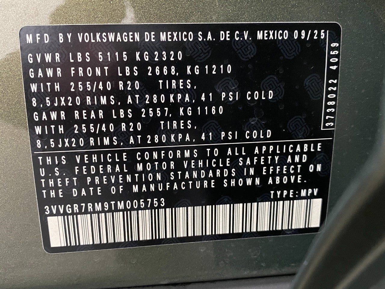 2026 Volkswagen Tiguan 2.0T SE R-Line Black 4MOTION