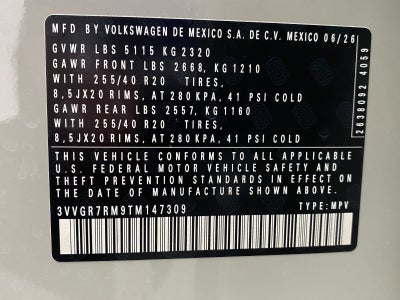 2026 Volkswagen Tiguan SE R-Line Black 4MOTION