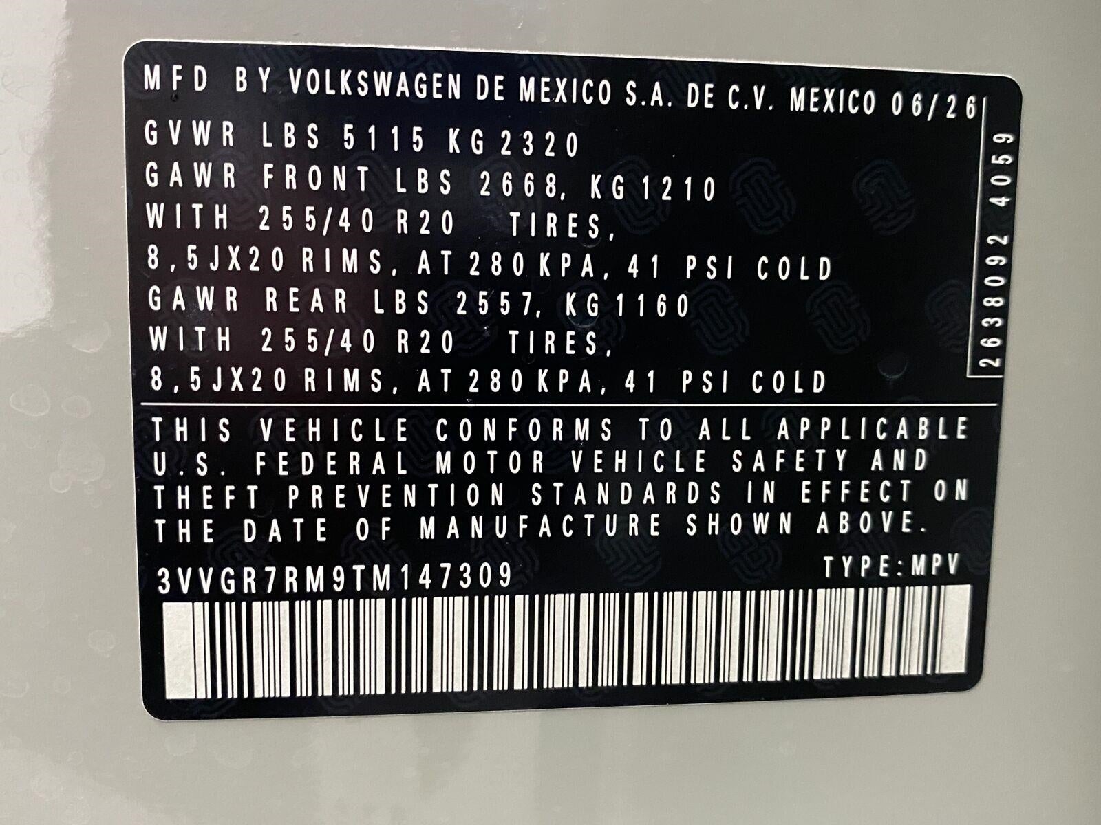 2026 Volkswagen Tiguan SE R-Line Black 4MOTION