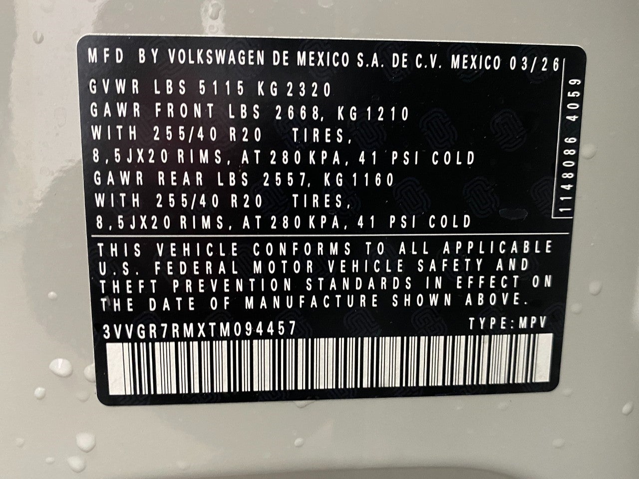 2026 Volkswagen Tiguan SE R-Line Black 4MOTION