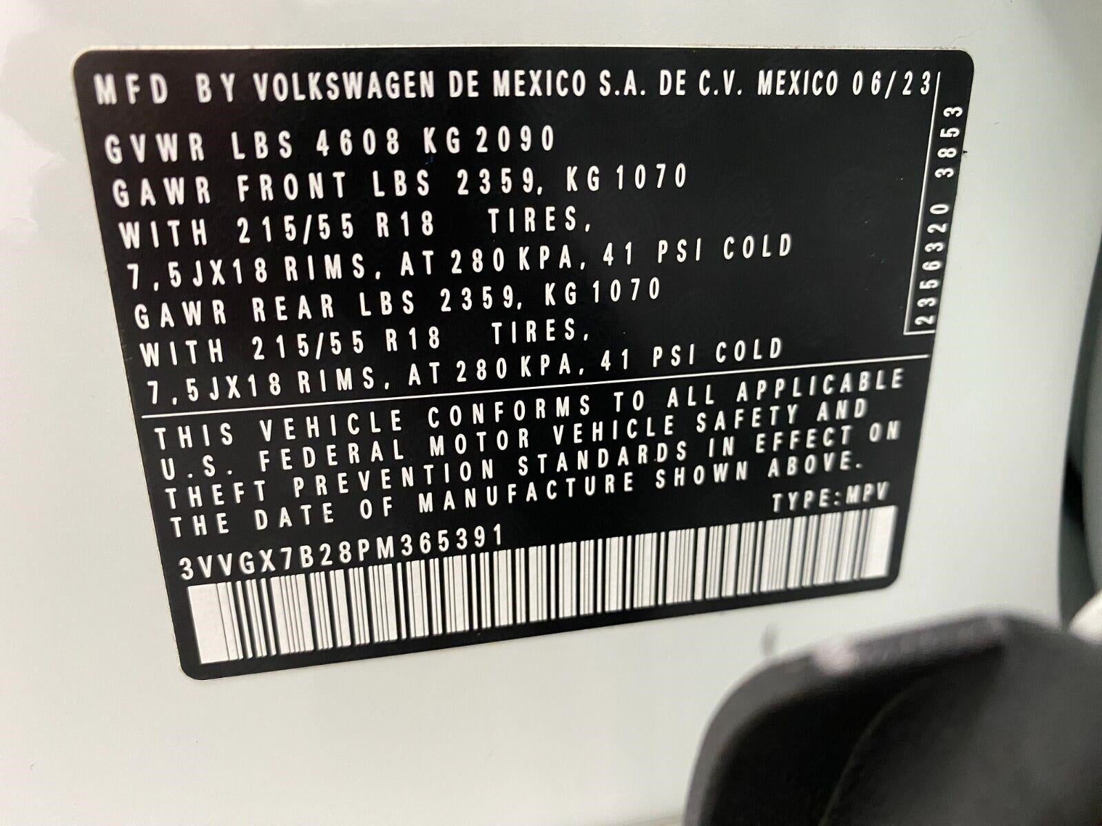 2023 Volkswagen Taos S 4MOTION