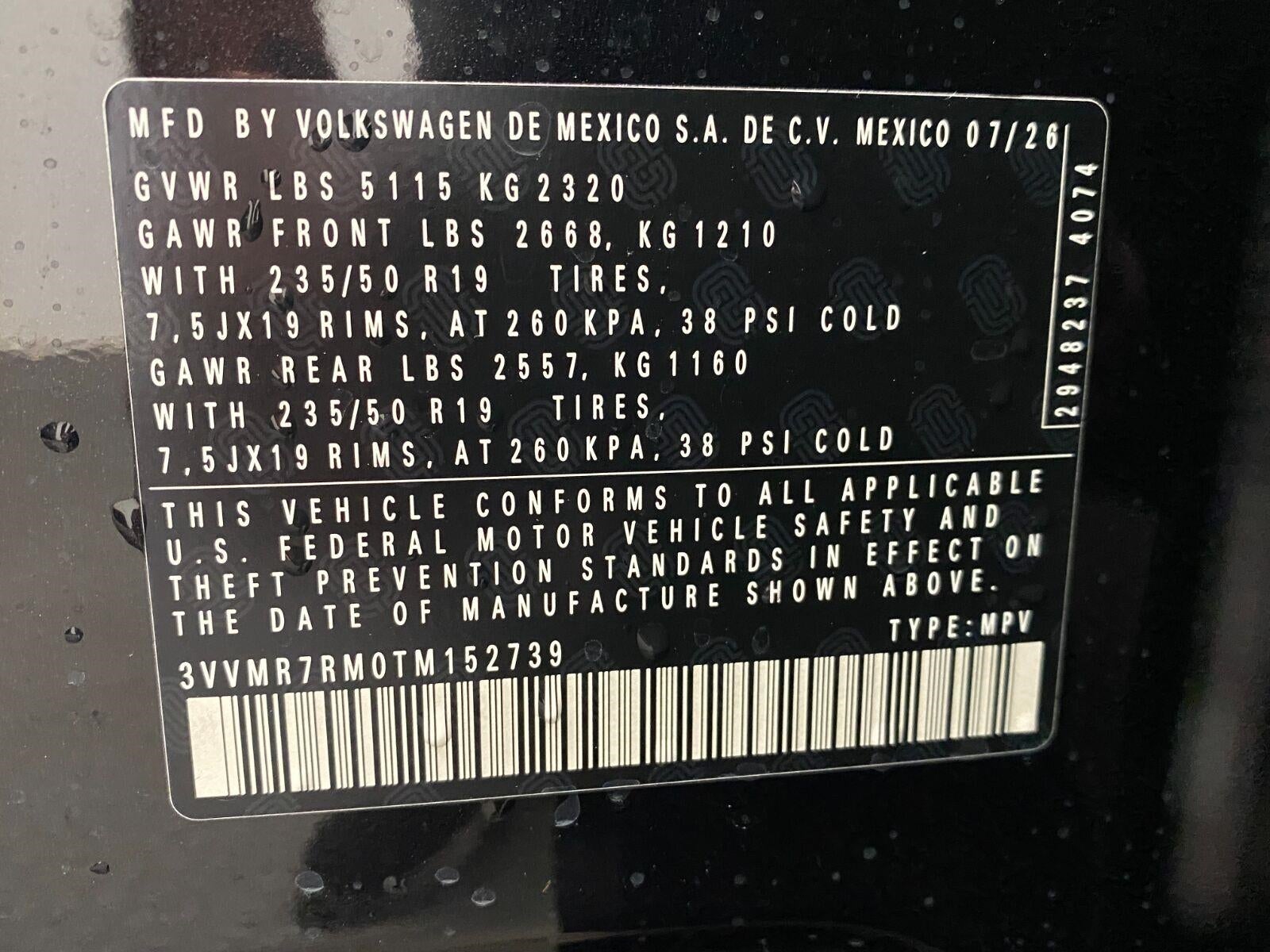 2026 Volkswagen Tiguan SE 4MOTION