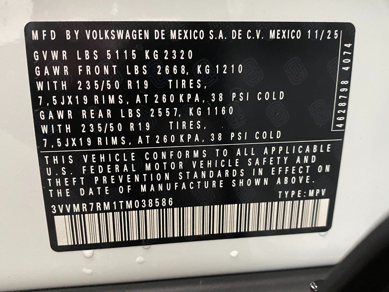 2026 Volkswagen Tiguan 2.0T SE 4MOTION