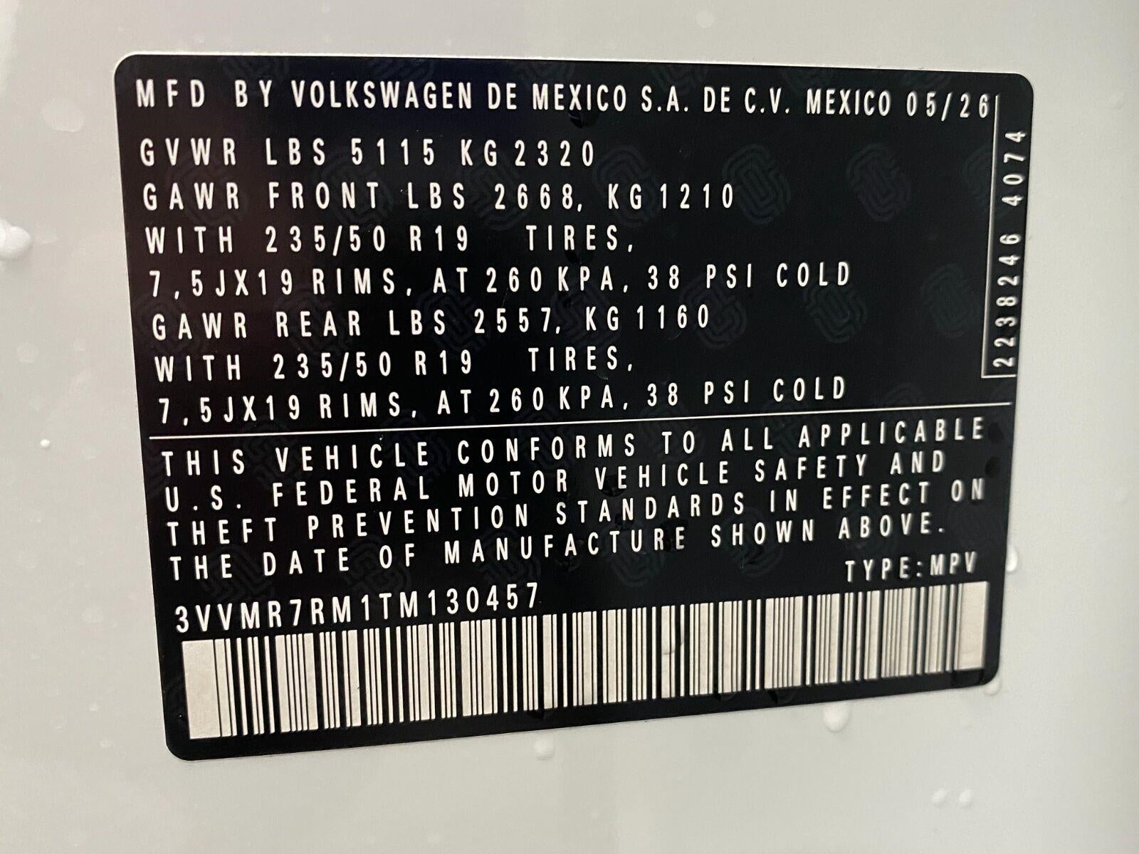 2026 Volkswagen Tiguan SE 4MOTION