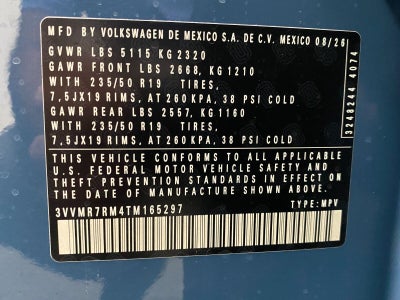 2026 Volkswagen Tiguan SE 4MOTION