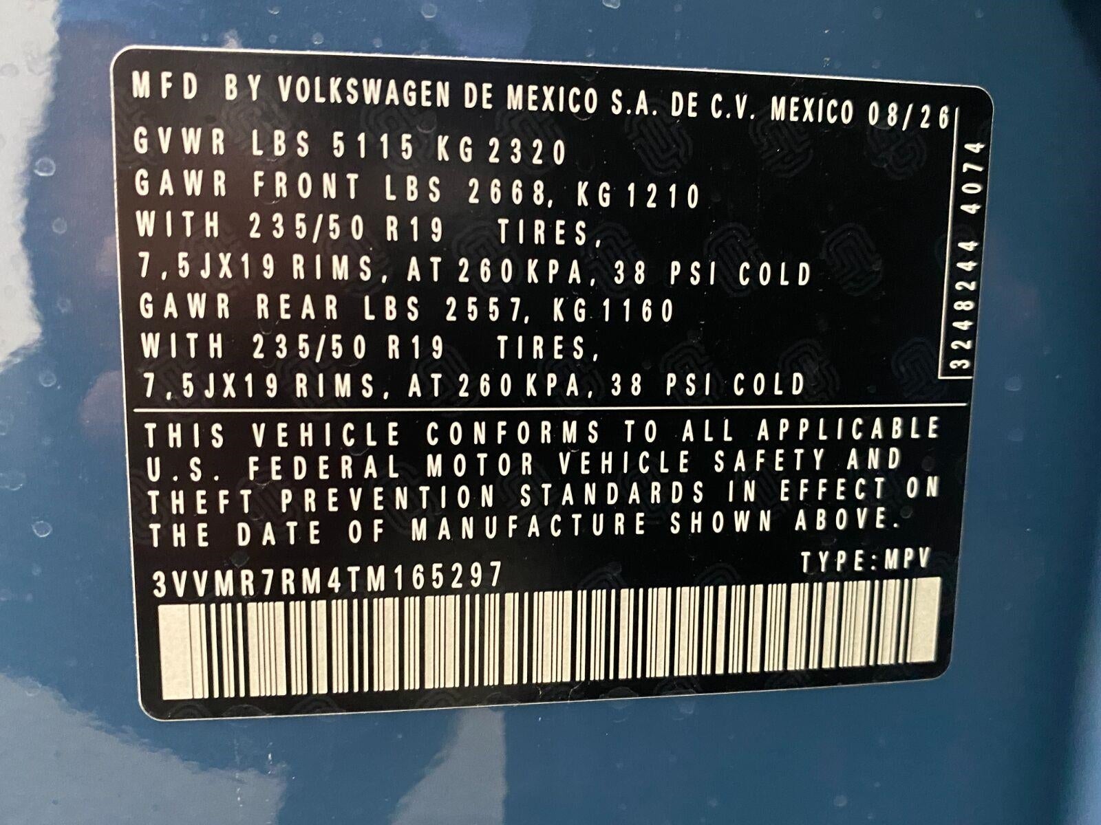 2026 Volkswagen Tiguan SE 4MOTION