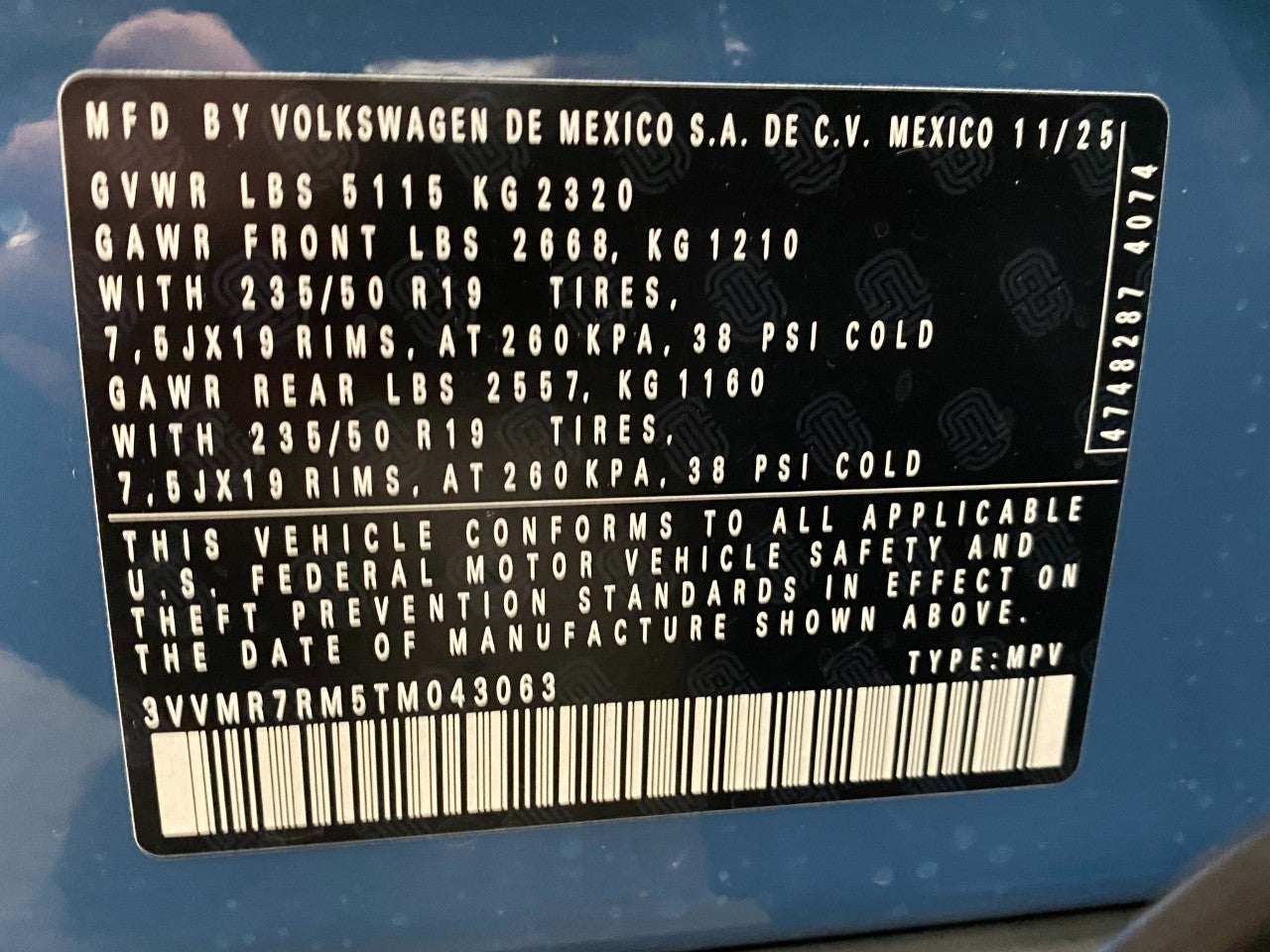 2026 Volkswagen Tiguan 2.0T SE 4MOTION