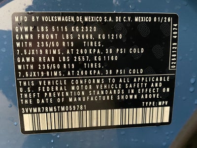 2026 Volkswagen Tiguan 2.0T SE 4MOTION